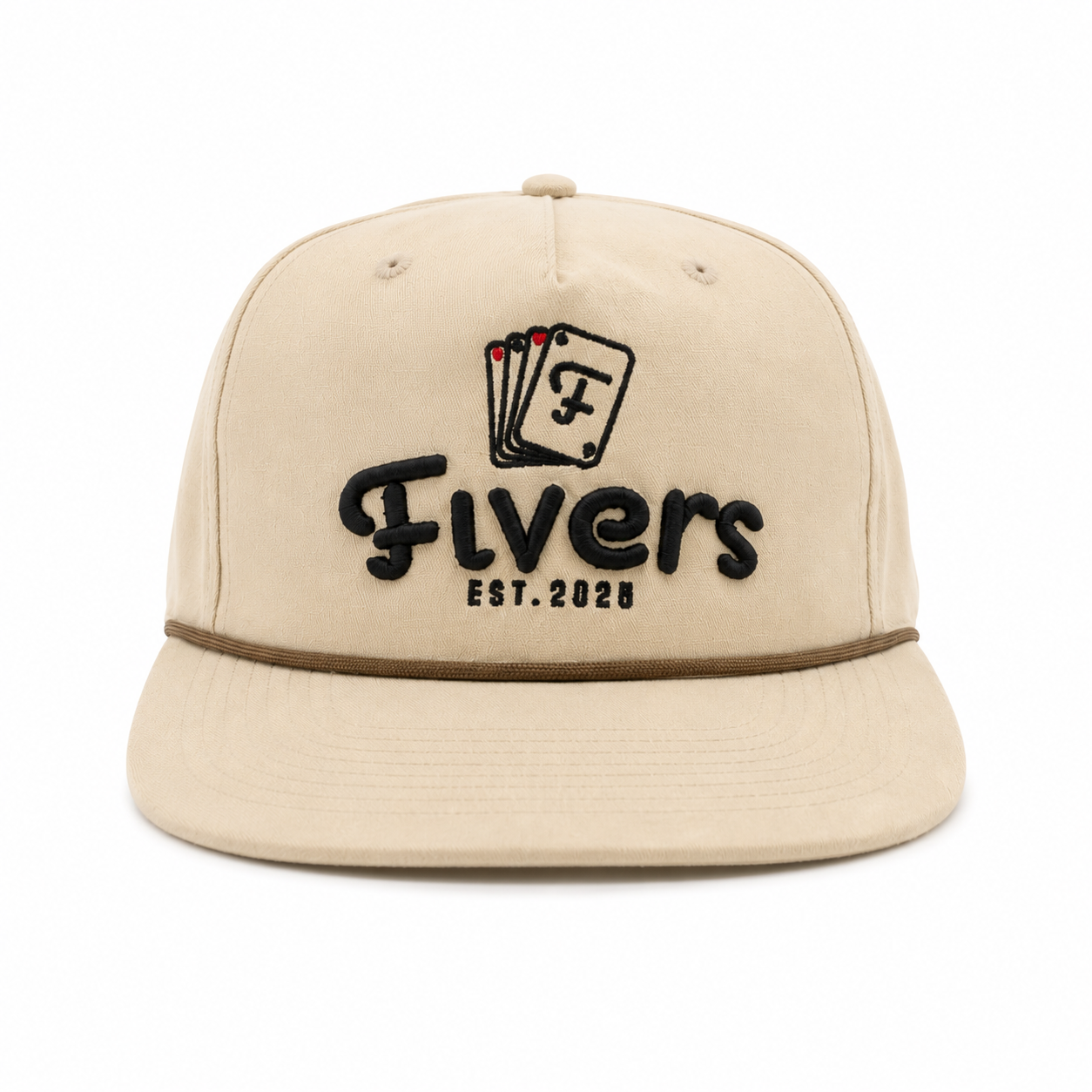 Short Brim Rope Cap