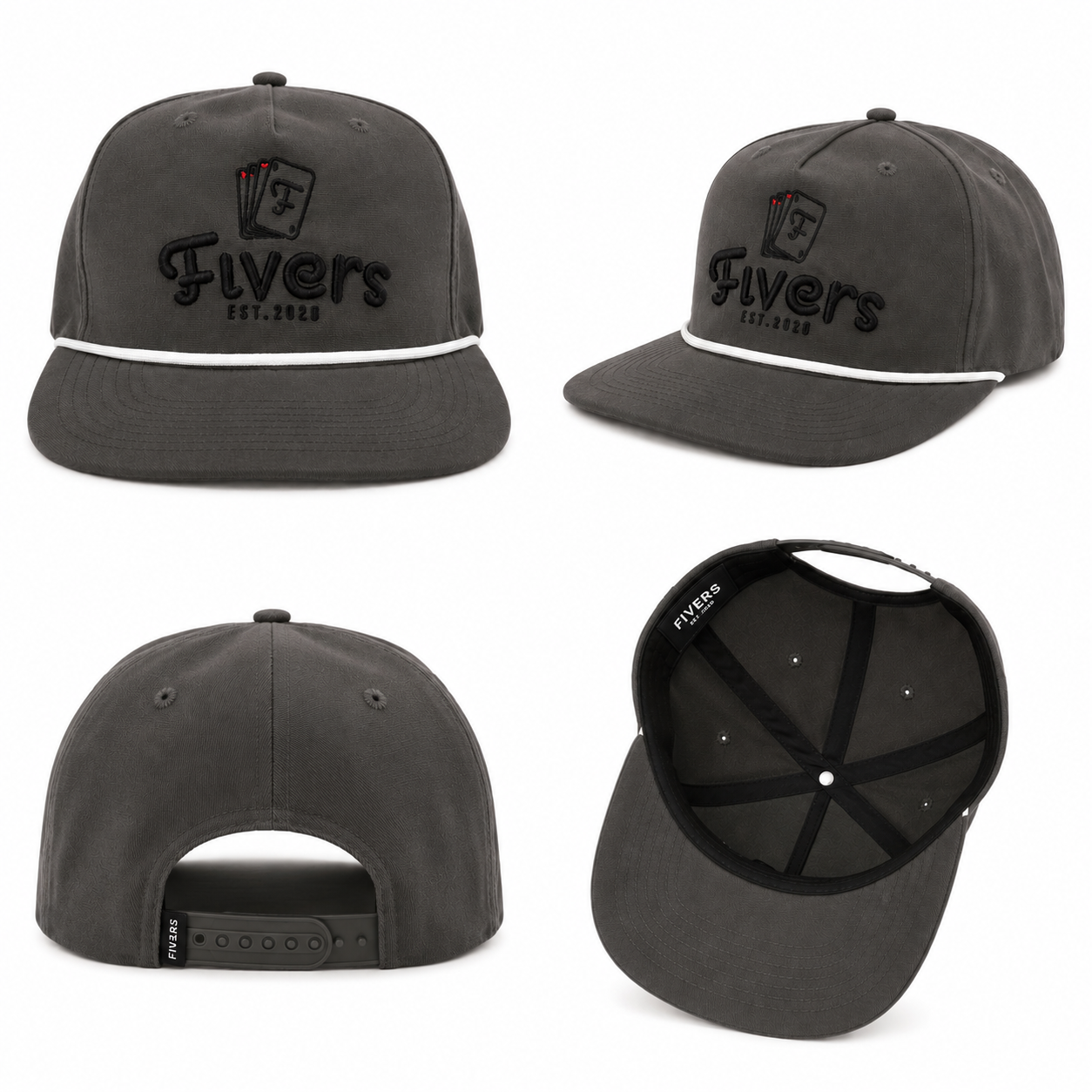 Short Brim Rope Cap
