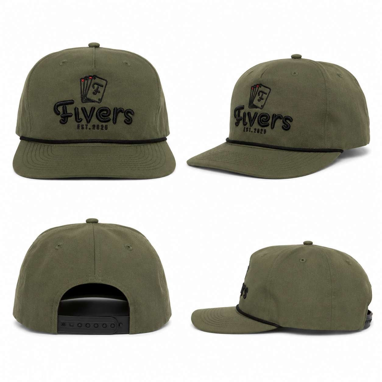 Short Brim Rope Cap